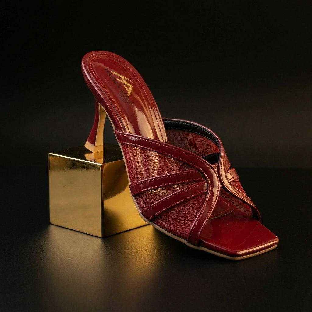 Re15-7cm heeled Slipper