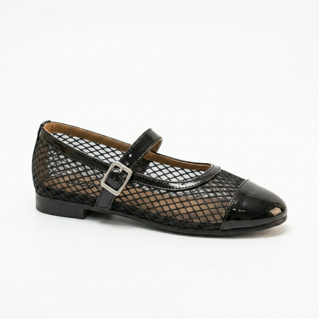 Re 19- Mesh Mary Jane flats