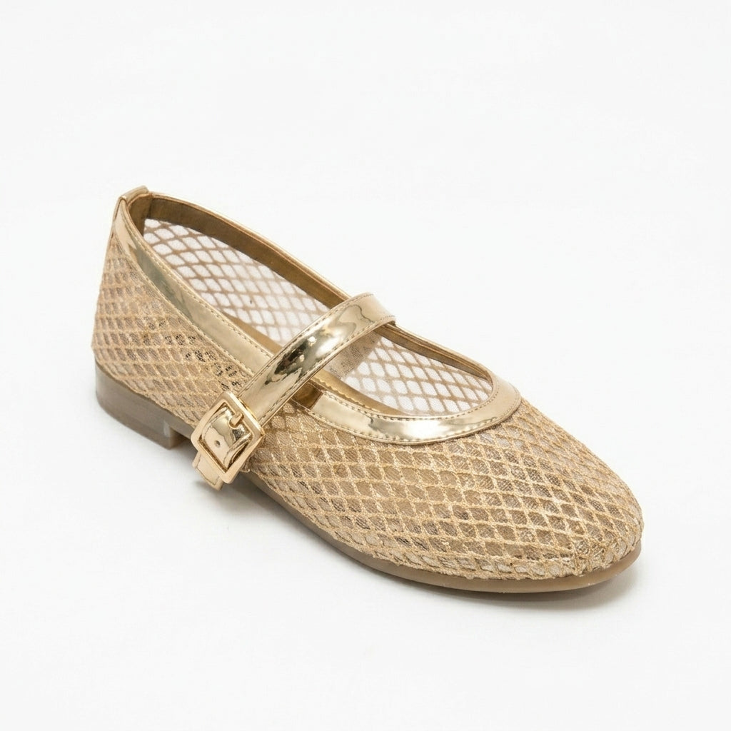 Re 19- Mesh Mary Jane flats