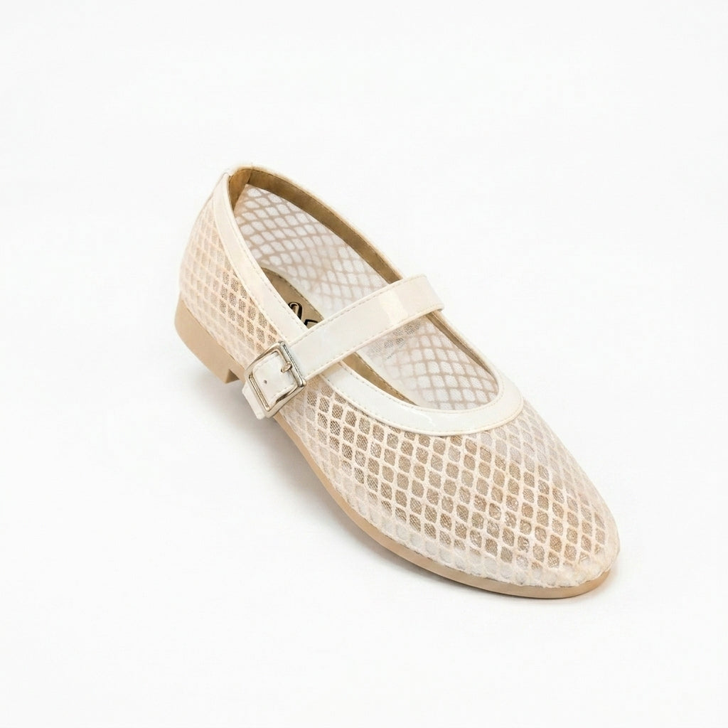 Re 19- Mesh Mary Jane flats