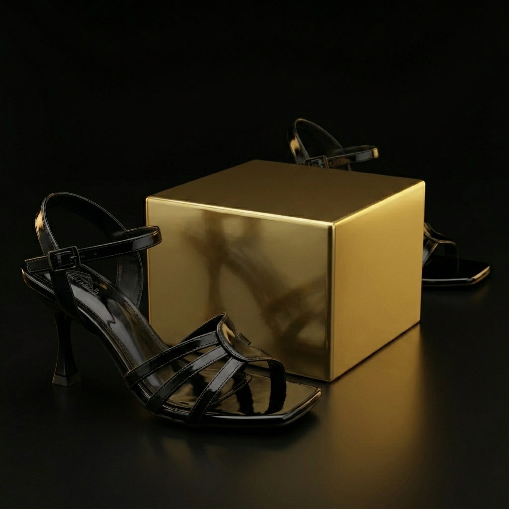 Re12-7cm heeled sandals