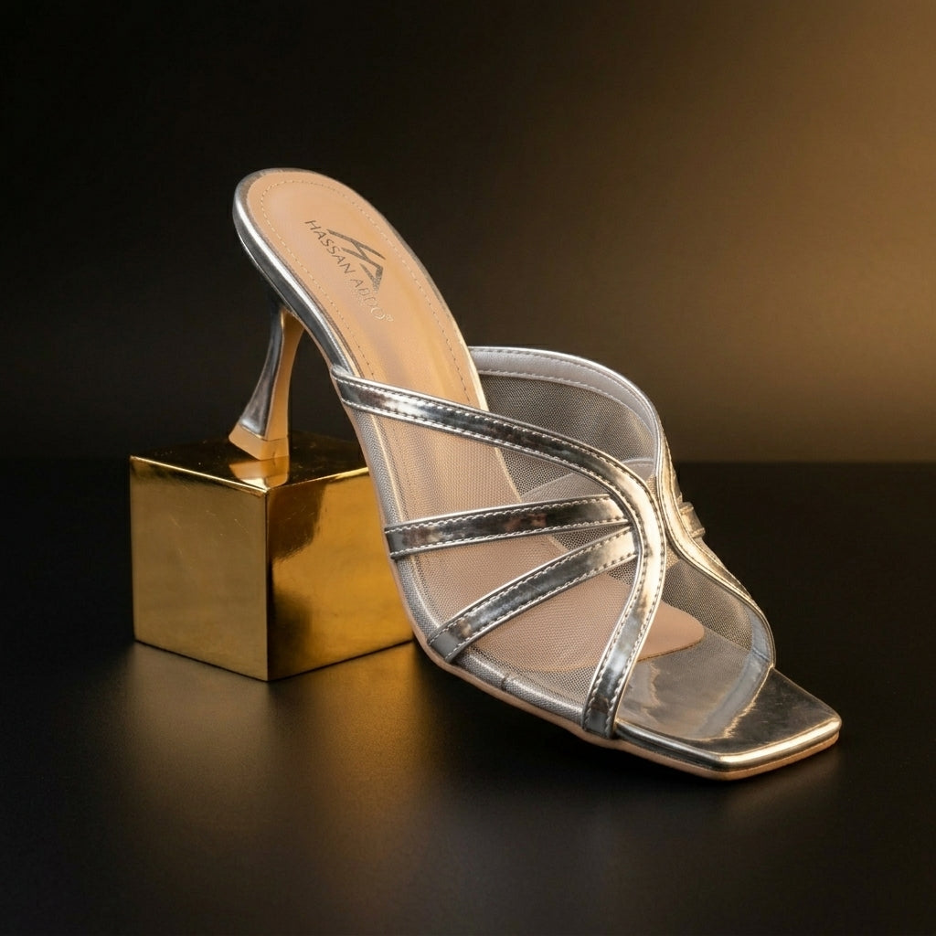 Re15-7cm heeled Slipper