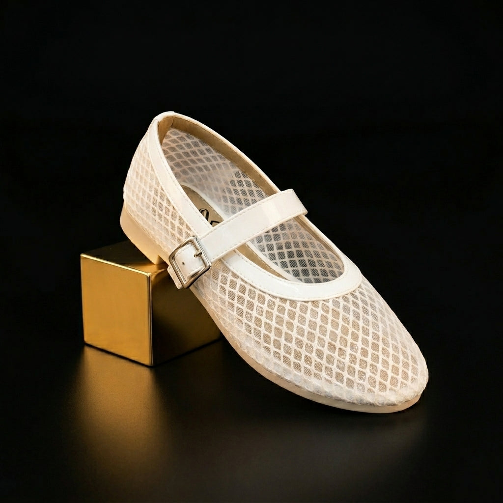Re 19- Mesh Mary Jane flats