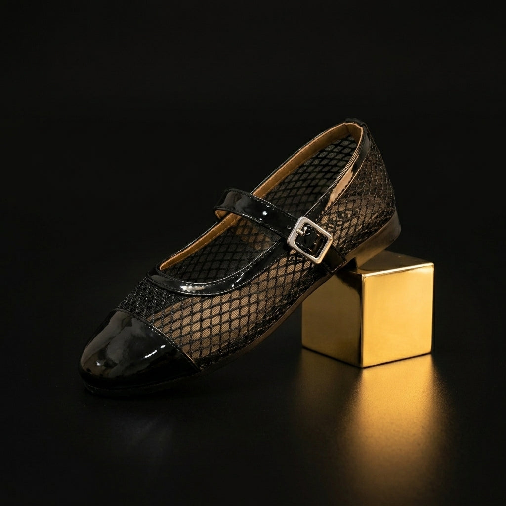 Re 19- Mesh Mary Jane flats
