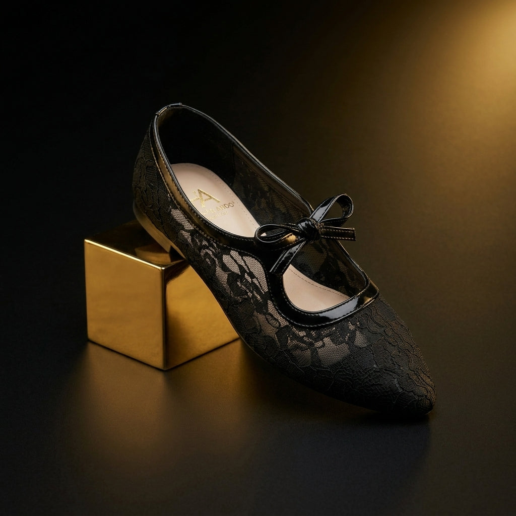 Re 18 - lace Mary Jane flats