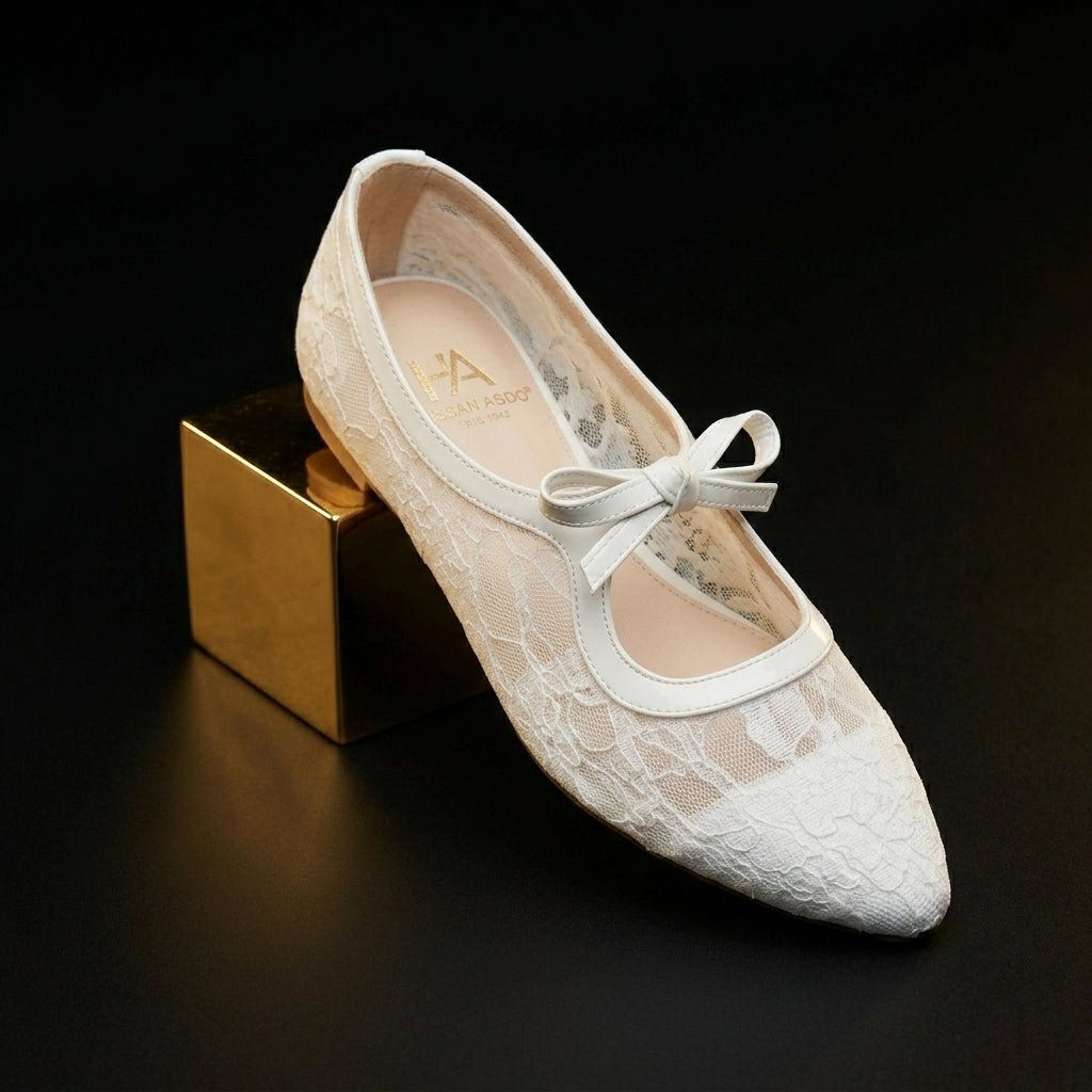 Re 18 - lace Mary Jane flats